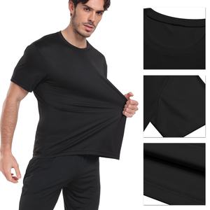 Camiseta OEM de Compresión sin Costuras Personalizada para Hombre Camisetas de Gimnasio Transpirables para Entrenamiento Muscular y Correr de Secado Rápido y Ajuste Holgado para Gimnasio - Product Image 1