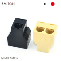 Adaptateur de câble téléphonique 1 femelle vers 2 femelles, connecteur RJ12 6P6C