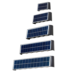 Su e giù per la parete solare Led luce 4W 6W 8W 10W 12W luce da parete moderna all'aperto solare per luminoso