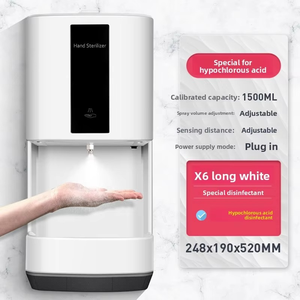 Distributeur automatique de <span class=keywords><strong>savon</strong></span> désinfectant pour les mains, <span class=keywords><strong>mural</strong></span>, en ABS, écologique, sans contact, pulvérisateur d'alcool pour hôtel, hôpital, école - Product Image 5