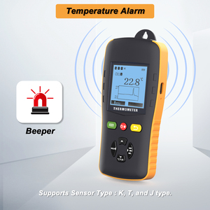 Cảm biến nhiệt độ kỹ thuật số TC604 Nhiệt kế cặp nhiệt điện <span class=keywords><strong>4</strong></span> đầu dò cho các ứng dụng nhiệt kế nhiệt độ cao - Product Image 3