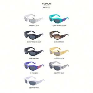 Gafas de Sol de Diseño Único y Lujoso para Hombre, Montura Grande en Forma de Arco, Estilo Punk Irregular, Gafas de Sol para Mujer, Novedad 2022 - Product Image 6