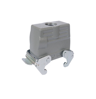 Connecteurs industriels robustes WEVEL H16B-SOH-2B H16B-TOH-2B IP65 mâle/femelle en cuivre plaqué argent, alliage d'aluminium moulé sous pression