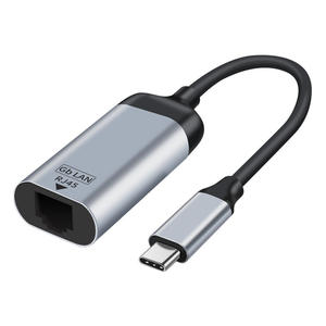Adaptateur de port réseau <span class=keywords><strong>USB</strong></span>-C Rj45 1000Mbps compatible Mac Pro AI Surface Book Pixelbook pour Dell Xps pour <span class=keywords><strong>Samsung</strong></span> Galaxy-Ac rose fo - Product Image 1