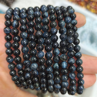 Nouveautés : Bracelets à breloques tendance en cristal de sodalite bleue naturelle ronde de 6 mm en vente