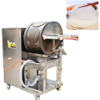 Machine automatique à crêpes au gaz, canard rôti, Machine à gâteaux ronds, emballage de rouleaux de printemps, Machine à crêpes plates et rondes