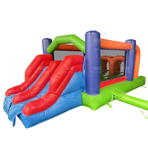 NB-SL108 Casa Inflable Personalizada de Tamaño Pequeño, Tobogán Acuático, Pista de Obstáculos Inflable SL-108, Inflable Económico para Exteriores - Product Image 5
