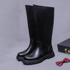 Chaussures en cuir de haute qualité pour hommes 2026, style formel, chaussures décontractées, marque de mode, vente en gros, bottes plates - Product Image 5