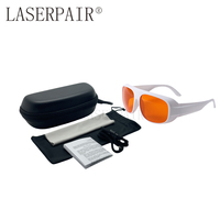 Lunettes de protection laser OD7+ pour lasers ultraviolets et excimer verts, protection oculaire 180-534nm