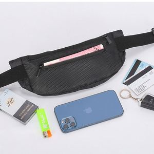 Riñonera Deportiva para Teléfono Móvil con Logotipo Personalizado, Mini Bolsa Ajustada para Maratón, Cierre de Cordón, Poliéster - Product Image 4