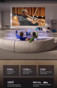 Hisense Vidda C2S Native 4K Proyector láser de tres colores Smart 2000 CVIA Lumens 1700:1WiFi 6 Home Movie Mini proyector portátil - Product Image 3