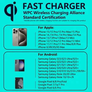 Chargeur de voiture sans fil Icreative 15W Qi à charge rapide 9-16V, support de tableau de bord en plastique, accessoires Toyota Levin, Chine continentale - Product Image 5