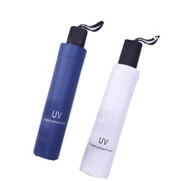 Parapluie pliant classique à 8 baleines, ouverture manuelle, 3 sections, durable, idéal pour la pluie et le soleil, vente en gros, directement de l'usine