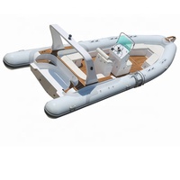 En vente Hypalon Rib Boat Catamaran gonflable rigide Yacht en fibre de verre PVC coque bateau de pêche avec moteur hors-bord pour l'utilisation de la rivière