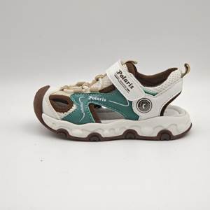 Sandal Musim Panas Anak-Anak Warna Hijau Cokelat - Sol <span class=keywords><strong>EVA</strong></span> Berjaring Bernapas dengan Velcro, Anti-Selip untuk Aktivitas Luar Ruangan - Product Image 2