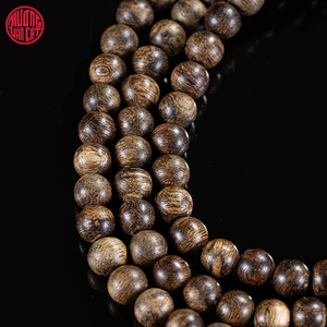 Agarwood Malaisiano Oscuro de Alta Calidad, 108 Perlas de 7mm, 21g, con Resina Natural, Elegante Joyería de Oud - Product Image 2