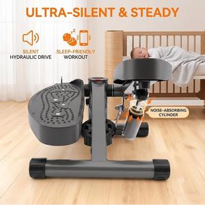 DuralHydraulic Mini Stepper Machine With Anti-Slip Platform For Home <b>Exercise</b> Workout - Product Image 5