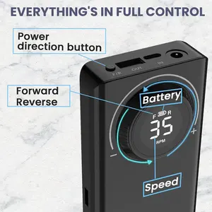 Pulidor profesional recargable, personalización, archivo electrónico inalámbrico, 35000Rpm, taladro eléctrico portátil fuerte para uñas - Product Image 2