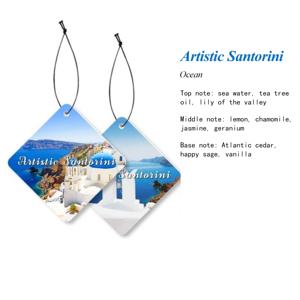 Ambientador para Auto con Diferentes Aromas, Perfume Colgante de Larga Duración, Logotipo Personalizado, Accesorios Aromatizantes para Vehículo - Product Image 5