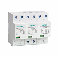 Parafoudre de surtension BR-25M 1+1 type 1+2, dispositif de protection contre les surtensions d'éclairage, suppresseur de surtension classe 1