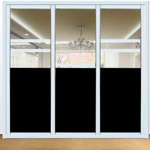 No Glue Black/White PVC <strong>Vinyl</strong> Window Film <strong>Blackout</strong> Window Film - Product Image 3