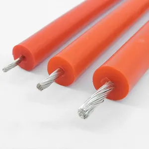 Zhixin/NIQEZNIL <span class=keywords><strong>AGG</strong></span> 5 Meter 18 AWG 15KV Silikon-verzinnter Kupferkern Massiver 9-18 AWG Auto-Zündkabel - Product Image 4