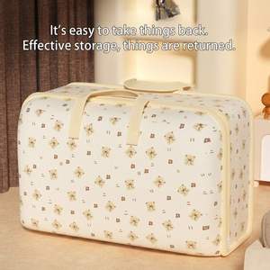 Bolsa Organizadora Plegable de Tela Oxford Ecológica Multifuncional para Guardar Ropa y Edredones, Ideal para Viajes y Sala de Estar - Product Image 6