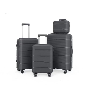 High Quality Luxury Modern Classic Simple PP <strong>Soft</strong> <strong>Luggage</strong> Set 4 Piece Large Capacity Waterproof Suitcase Lock Silent Spinner - Product Image 4