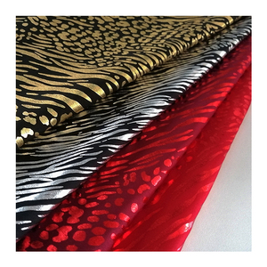 Cổ Lá Vàng Dập Căng Vải Mới Nhất Ăn Mặc Thiết Kế Dacron Spandex Elastane Vải - Product Image 1