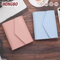 Hongbo A6 Galet Litchi Enveloppes En Cuir Or Anneau Relié Agenda Planners/Budget Binder Spirale Style Organisateur Bureau Cadeau Utilisation