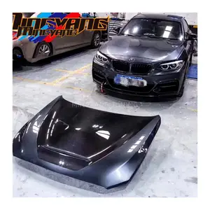 Penutup mesin sendok Hood serat karbon terlaris untuk BMW F87 M2 M2C body kit Upgrade GTS model bodykit