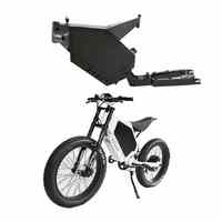 Cadre d'ebike de bafang d'acier de carton pour le vélo électrique d'enduro de vélo électrique de 3000w 5000w 9000w