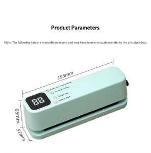 Huyo Charging Mini Wireless Fully Automatic Touch Control Sustainable Fashionable <b>Portable</b> <b>Vacuum</b> Sealing Machine Household - Product Image 5