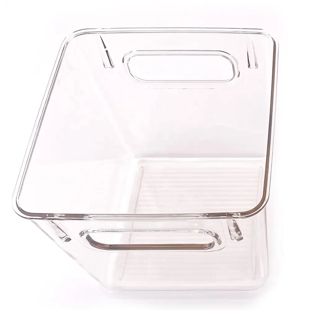 16*14.5*15.5Cm Koelkast Organisator Bakken Plastic Koelkast Organisatoren Vriezer Keukenkast Container