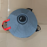 Handpan gris noir personnalisé étui souple de transport sac de rangement en coton pour tambour à main Handpan étui Handpan sac