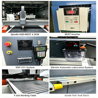 Machine de découpe CNC grand format 1325 2030 2140 3000x2000mm à plateau plat pour le travail du bois, la publicité et la production de meubles