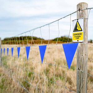 ธงสามเหลี่ยมสำหรับงานก่อสร้าง ธงเตือนความปลอดภัยแบบขายส่ง - Product Image 5