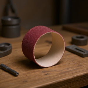 Funda de tela abrasiva de corindón de grano 80 de 15x30 mm para herramientas de lijado - Product Image 3