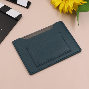 En stock: Tarjetero y porta documentos de pasaportes japoneses y coreanos, de cuero PU, billetera corta de cuero/estuche para tarjetas para viajes aéreos. - Product Image 4