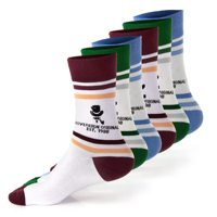 Marque privée personnalisée Chaussettes en bambou pour hommes Chaussettes habillées à rayures Chaussettes d'affaires pour hommes en tricot de coton peigné