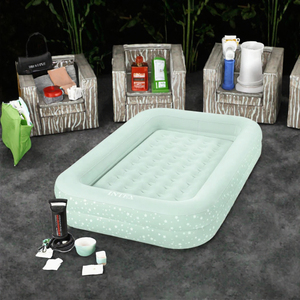 Cama de Viaje Plegable Convertible 2 en 1 Intex 66810 para Niños, Colchón de Aire para Niños Pequeños - con Bomba Manual para el Hogar, Muebles, Hotel, Dormitorio - Product Image 3