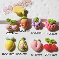Coque de téléphone portable en résine faite à la main, motif fruits, accessoires d'art et de collection
