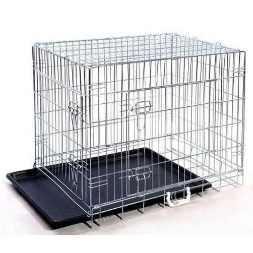 Classic Galvanized Dog Kennel Dog Cage Large Dog Cage
