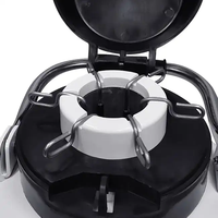 Conteneur d'azote liquide pour insémination artificielle 3 L petit réservoir de sperme de bétail 3 litres récipient de stockage cryogénique Dewar