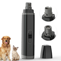 Neues Design LED-Licht 2-Gang USB-Aufladung Elektrischer Haustier-Nagelschneider Geräuscharm Leistungsstark Schmerzfreie Pfotenpflege Hunde-Nagelschleifer