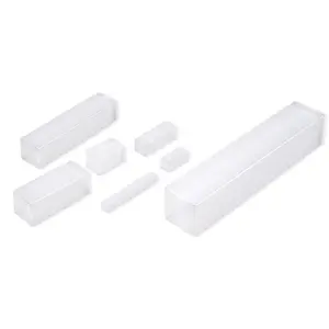 Transparent Plastic Square Telescopic Pack Tube For CNC End Mill Tool Packing Plastic Packaging Box The Plastic Box