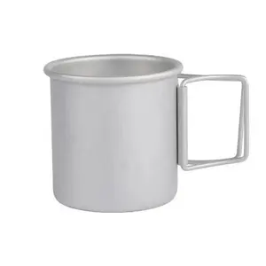 Outdoor camping folding Portable ultra light aluminum alloy camping cup Coffee cup tea cup Mug