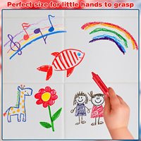 Boîte de crayons de couleur non toxique personnalisée pour enfants, cadeau de fête, anniversaire, école