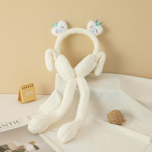 Симпатичные Мультяшные короны зимние наушники для студентов новая движущаяся подушка безопасности плюшевые теплые и удобные для детей - Product Image 6