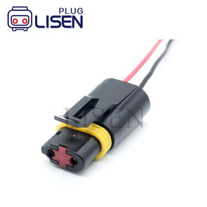 LISEN 14481614 14414048 <span class=keywords><strong>2</strong></span> Pin otomotif TE Female Sealed koil pengapian kawat Harness - Product Image 2